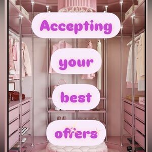 Accepting offers🛍️🎀🛍️Submit your best offer! NEGOTIABLE 🍓🍇🍒🧁🍧🍭💎🛍️🎀🎁🎈